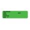Nevs Portable Exam Labels - Portable 7/8" x 3" Flr Green w/Black X-4511 - alternate 1